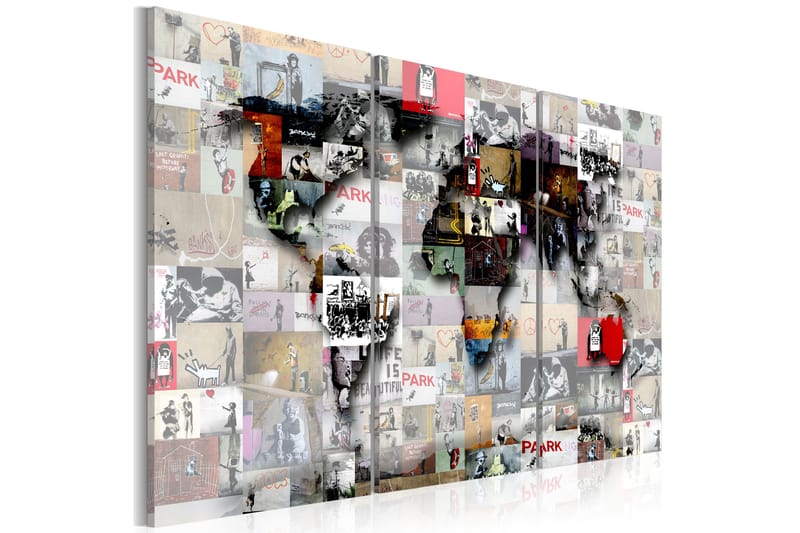 Bilde Modern World's Map 120x80, Artgeist sp. z o. o.