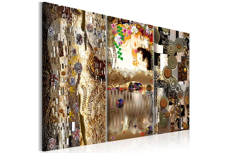 Bilde Mom With Child 3 Parts 120x80, Artgeist sp. z o. o.