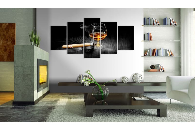 Bilde Moment Of Glory Black And White 200x100 - Artgeist sp. z o. o. - Innredning - Bilder & kunst - Lerretsbilder