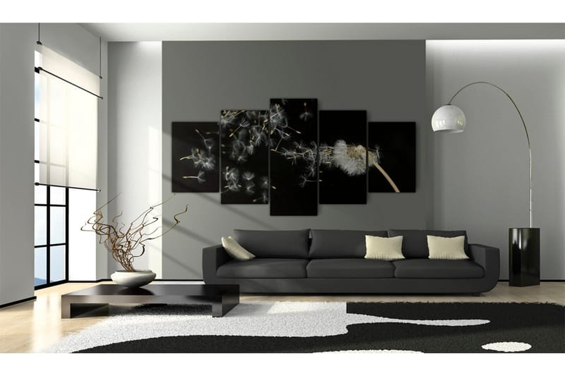 Bilde Moments As Ephemeral As Dandelions 100x50 - Artgeist sp. z o. o. - Innredning - Bilder & kunst - Lerretsbilder