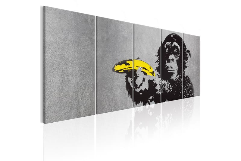 Bilde Monkey And Banana 200x80 - Artgeist sp. z o. o. - Innredning - Bilder & kunst - Lerretsbilder