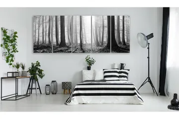 Bilde Monochrome Forest 225x90 - Artgeist sp. z o. o. - Innredning - Bilder & kunst - Lerretsbilder