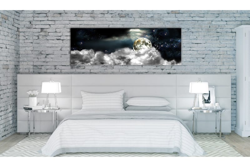 Bilde Moon In The Clouds 120x40 - Artgeist sp. z o. o. - Innredning - Bilder & kunst - Lerretsbilder