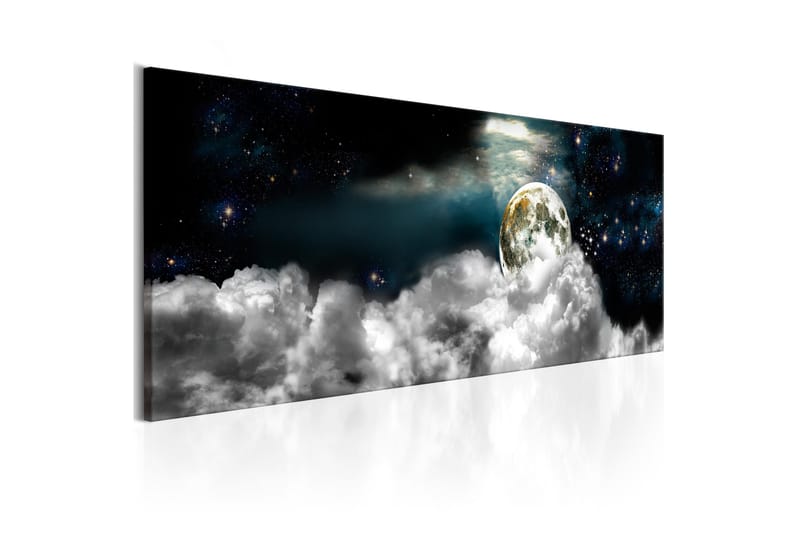 Bilde Moon In The Clouds 120x40 - Artgeist sp. z o. o. - Innredning - Bilder & kunst - Lerretsbilder
