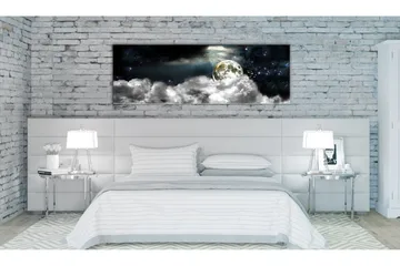 Bilde Moon In The Clouds 135x45 - Artgeist sp. z o. o. - Innredning - Bilder & kunst - Lerretsbilder