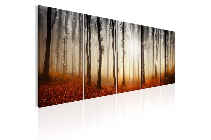 Bilde Morning Fog 200x80 - Artgeist sp. z o. o. - Innredning - Bilder & kunst - Lerretsbilder