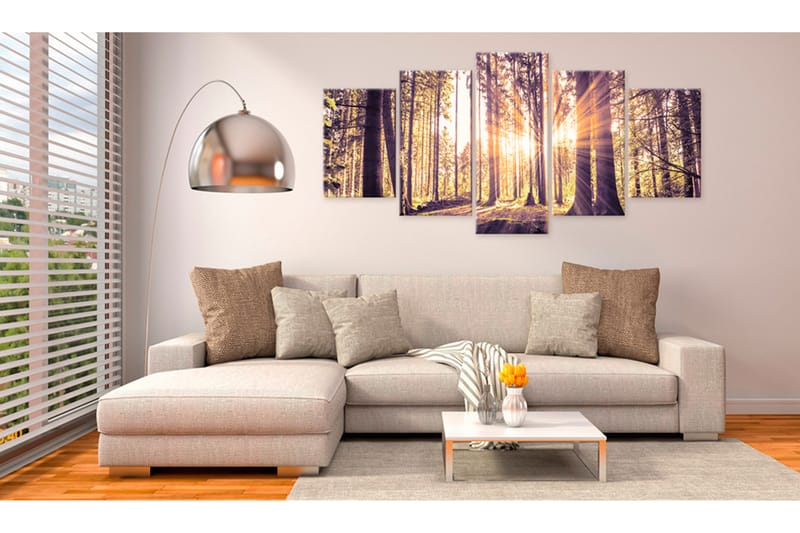 Bilde Morning Idyll 200x100 - Artgeist sp. z o. o. - Innredning - Bilder & kunst - Lerretsbilder