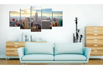 Bilde Morning In New York City 200x100 - Artgeist sp. z o. o. - Innredning - Bilder & kunst - Lerretsbilder