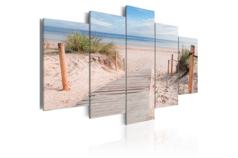 Bilde Morning On The Beach 100x50 - Artgeist sp. z o. o. - Innredning - Bilder & kunst - Lerretsbilder