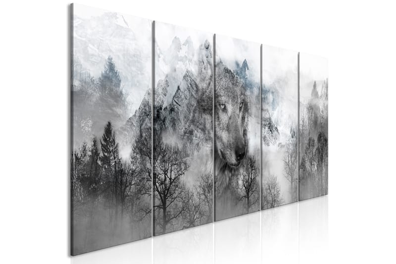 Bilde Mountain Predator 5 Parts Narrow 225x90 - Artgeist sp. z o. o. - Innredning - Bilder & kunst - Lerretsbilder