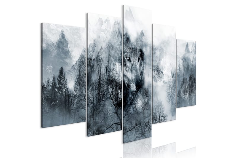 Bilde Mountain Predator 5 Parts Wide 100x50 - Artgeist sp. z o. o. - Innredning - Bilder & kunst - Lerretsbilder