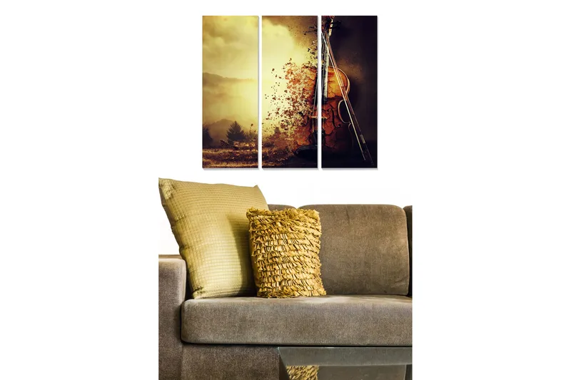 Bilde Music 3-pk Flerfarget, 22x05 cm