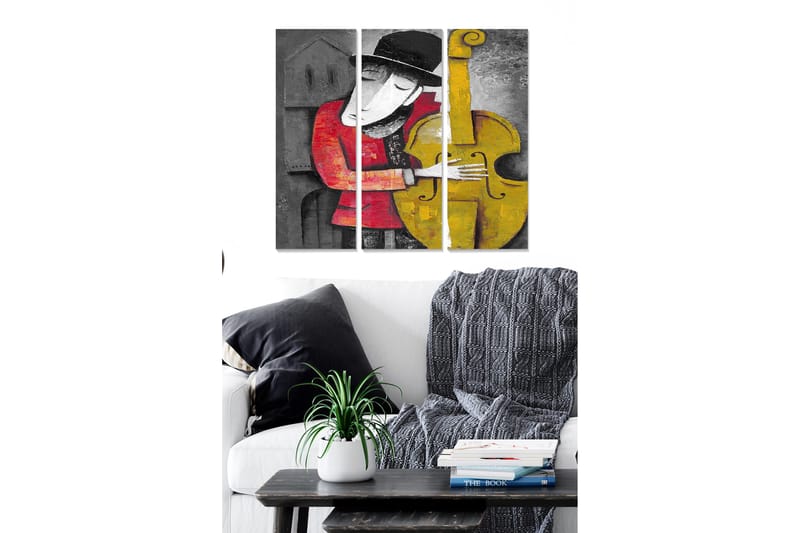 Bilde Music 3-pk Flerfarget, 22x05 cm