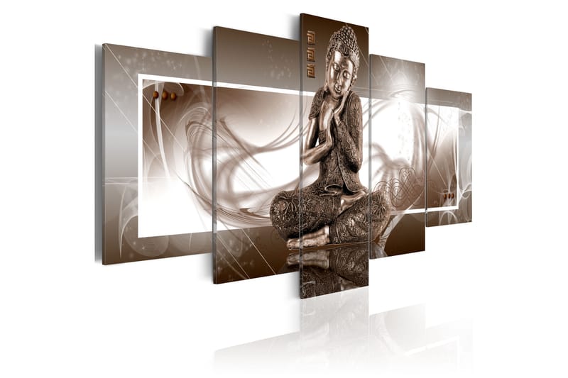 Bilde Musing Buddha 100x50 - Artgeist sp. z o. o. - Lerretsbilder