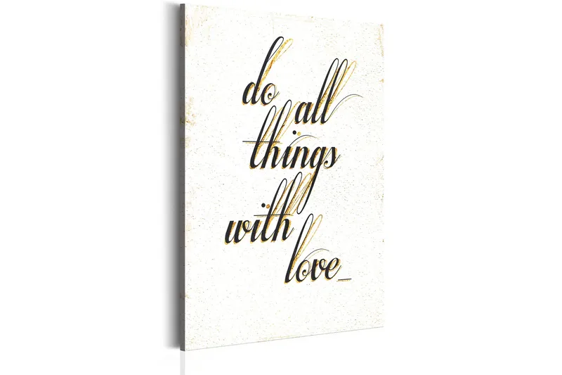 Bilde My Home Things With Love 40x60, Artgeist sp. z o. o.