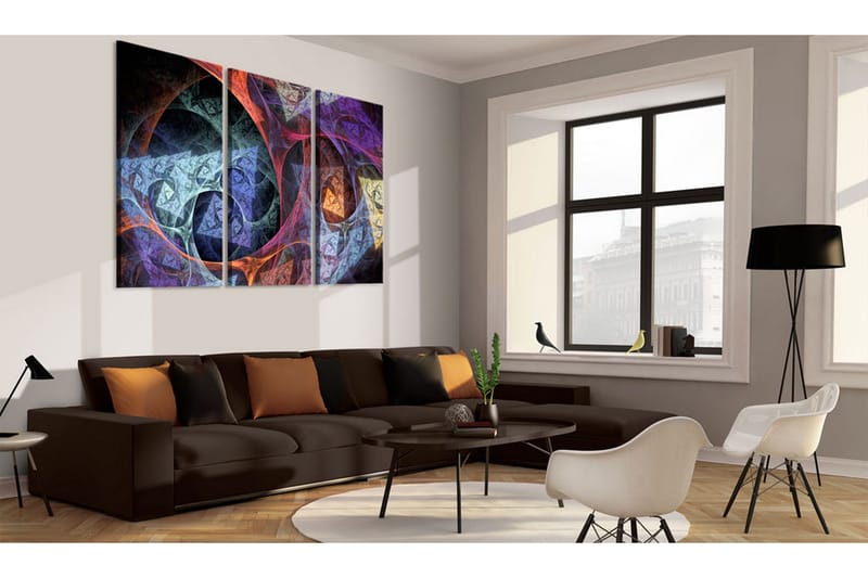 Bilde Mysterious Colors Abstraction 120x80 - Artgeist sp. z o. o. - Innredning - Bilder & kunst - Lerretsbilder
