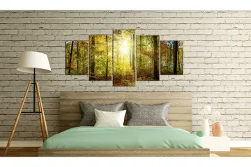 Bilde Mystical Forest 100x50 - Artgeist sp. z o. o. - Innredning - Bilder & kunst - Lerretsbilder