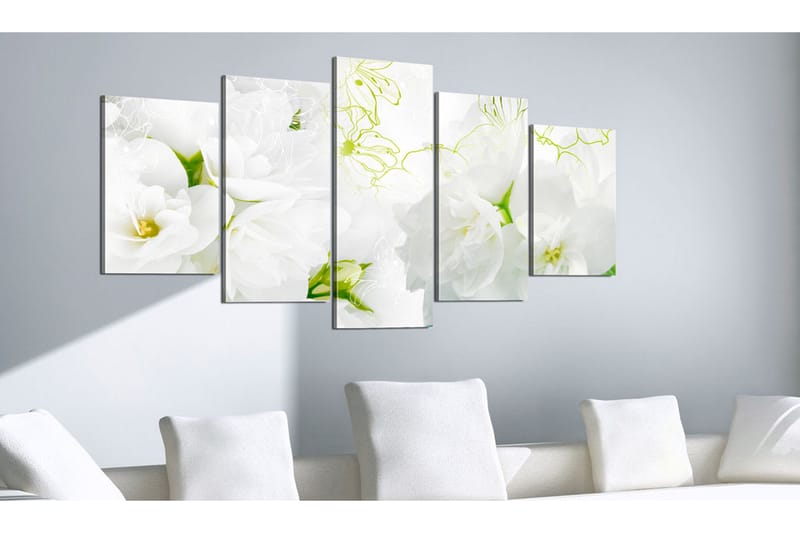 Bilde Natural White 100x50 - Artgeist sp. z o. o. - Innredning - Bilder & kunst - Lerretsbilder