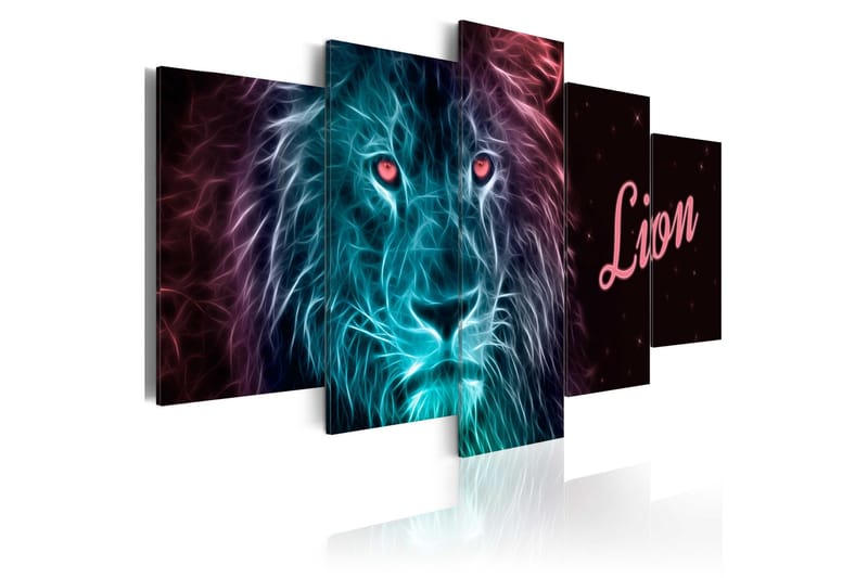 Bilde Neon King 100x50, Artgeist sp. z o. o.