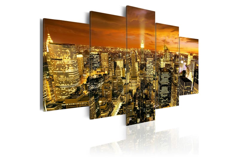Bilde New York Amber 100x50, Artgeist sp. z o. o.