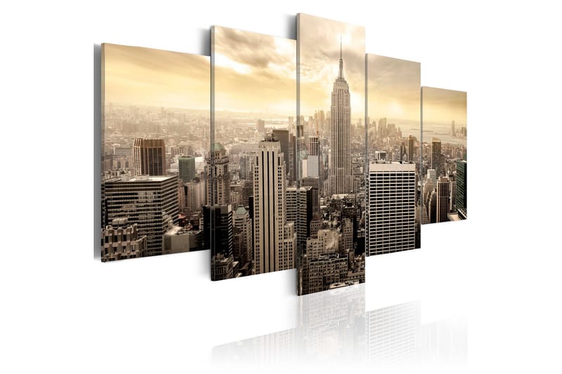 Bilde New York And Sunrise 100x50, Artgeist sp. z o. o.