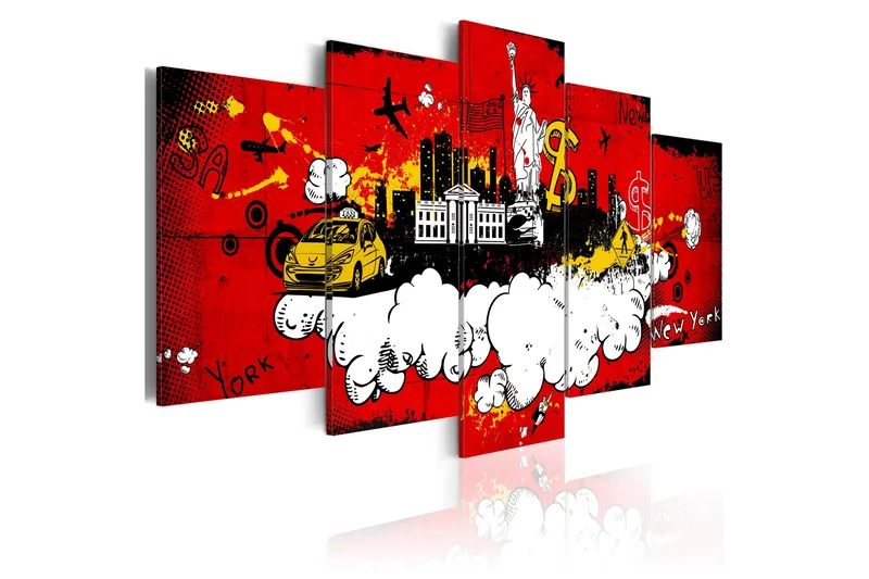 Bilde New York Comic 100x50, Artgeist sp. z o. o.