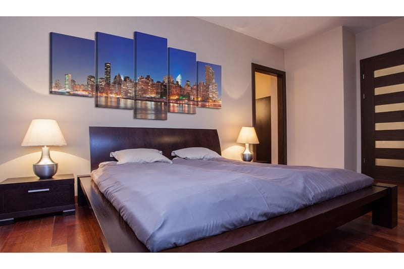 Bilde New York In Close-Up 100x50 - Artgeist sp. z o. o. - Innredning - Bilder & kunst - Lerretsbilder