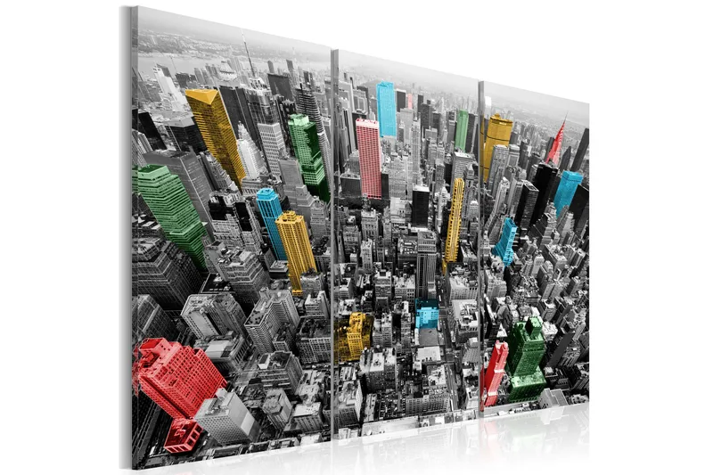 Bilde New York In The Cmyk Color Model 60x40, Artgeist sp. z o. o.