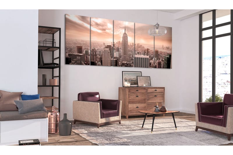 Bilde New York Manhattan 200x80 - Artgeist sp. z o. o. - Innredning - Bilder & kunst - Lerretsbilder