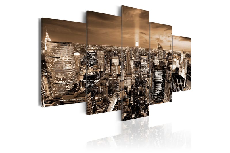 Bilde New York Night Light 100x50, Artgeist sp. z o. o.
