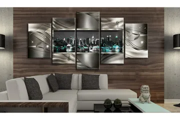 Bilde Night In New York 100x50 - Artgeist sp. z o. o. - Innredning - Bilder & kunst - Lerretsbilder