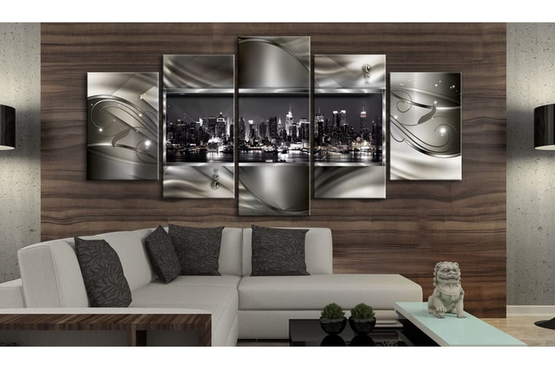 Bilde Night In New York Iii 100x50 - Artgeist sp. z o. o. - Innredning - Bilder & kunst - Lerretsbilder