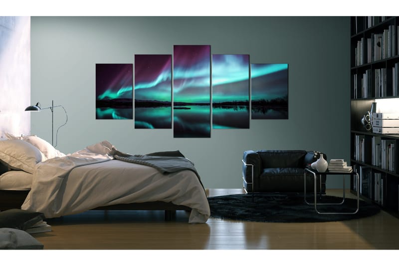 Bilde Night Light Ii 100x50 - Artgeist sp. z o. o. - Innredning - Bilder & kunst - Lerretsbilder