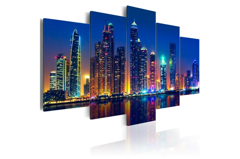 Bilde Nights In Dubai 100x50, Artgeist sp. z o. o.