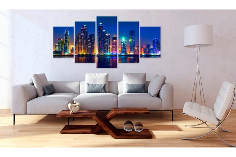 Bilde Nights In Dubai 100x50 - Artgeist sp. z o. o. - Innredning - Bilder & kunst - Lerretsbilder