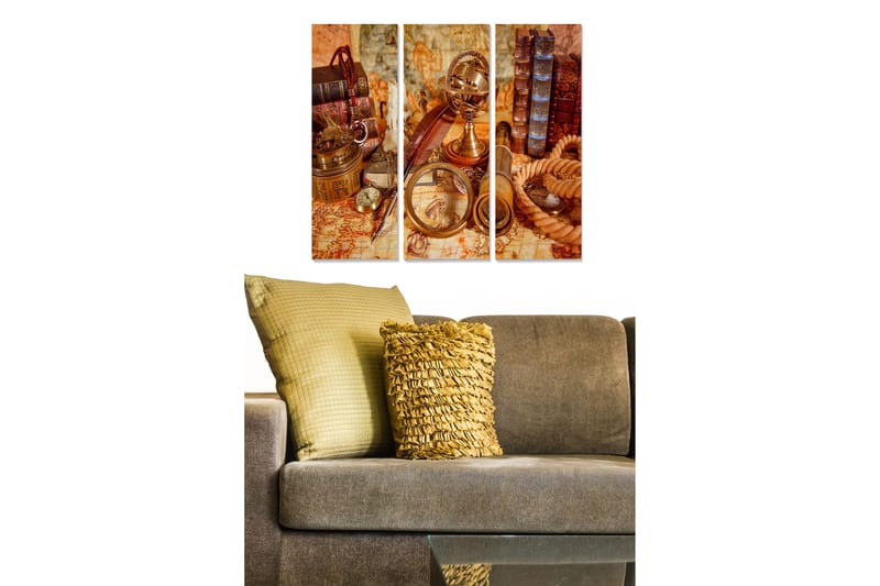 Bilde Nostalgic 3-pk Flerfarget, 22x05 cm