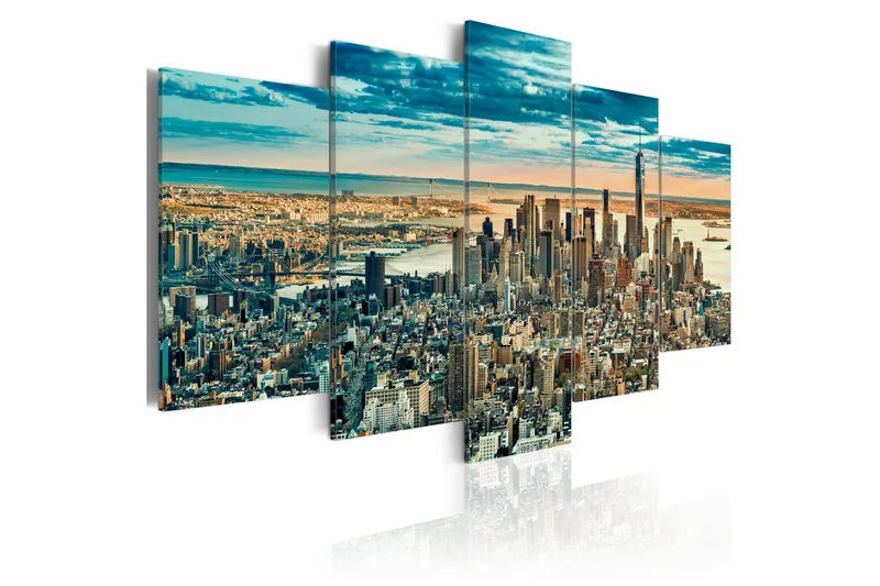 Bilde Ny Dream City 100x50, Artgeist sp. z o. o.