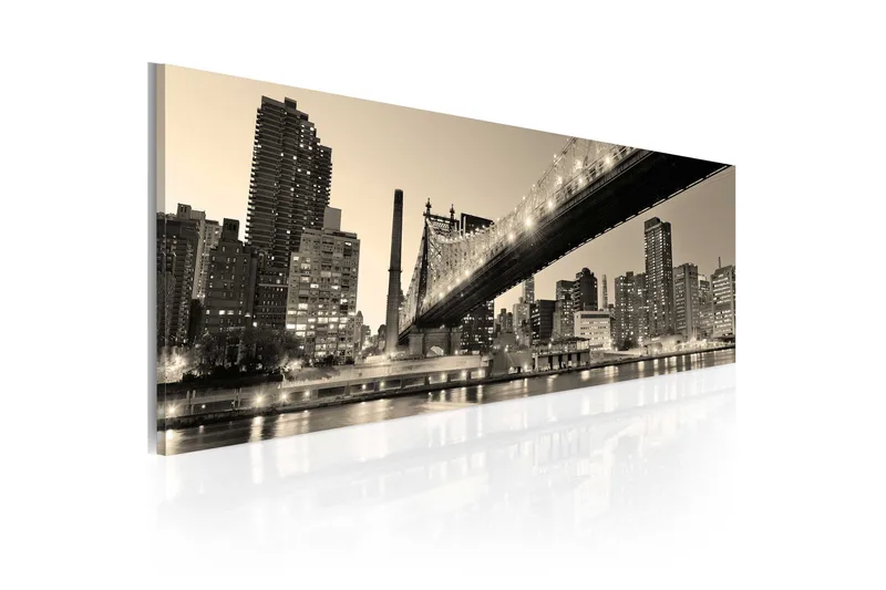 Bilde Nyc Night Tales 120x40, Artgeist sp. z o. o.