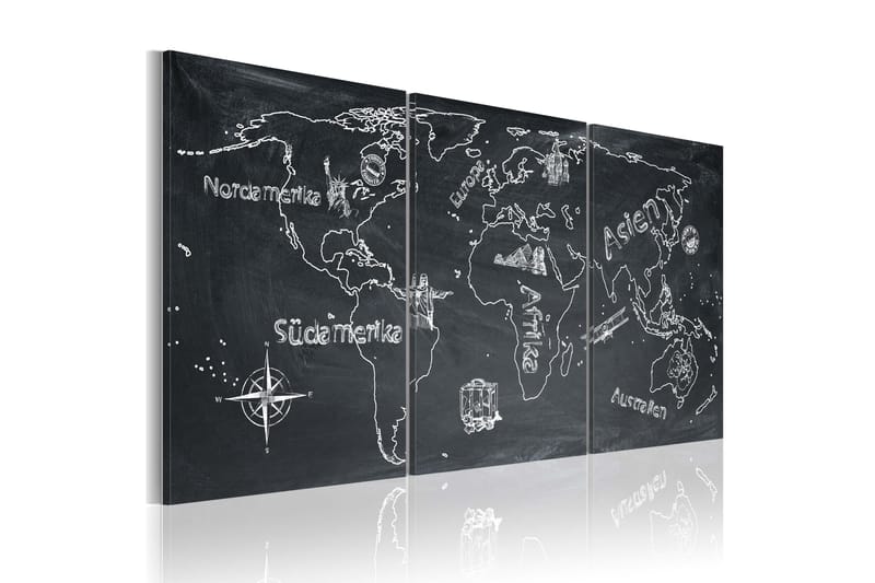 Bilde Nysgjerrig Reisende Tyskland 120x60 - Artgeist sp. z o. o. - Innredning - Bilder & kunst - Lerretsbilder