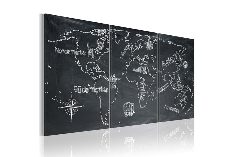 Bilde Nysgjerrig Reisende Tyskland 60x30, Artgeist sp. z o. o.