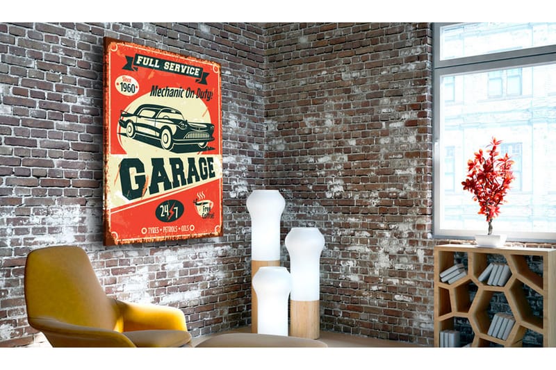 Bilde Old School 60x90 - Artgeist sp. z o. o. - Innredning - Bilder & kunst - Lerretsbilder