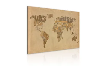 Bilde Old world map 120x80