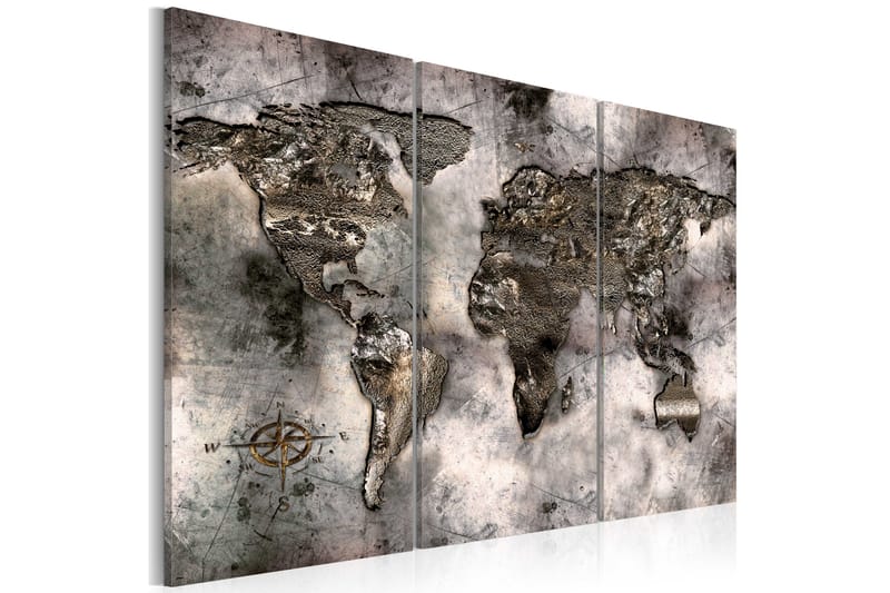 Bilde Opalescent Map 120x80 - Artgeist sp. z o. o. - Innredning - Bilder & kunst - Lerretsbilder