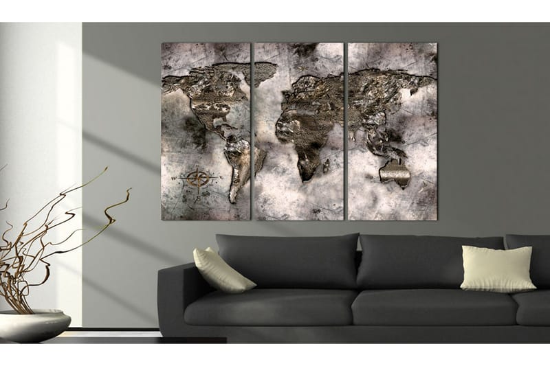 Bilde Opalescent Map 120x80 - Artgeist sp. z o. o. - Innredning - Bilder & kunst - Lerretsbilder