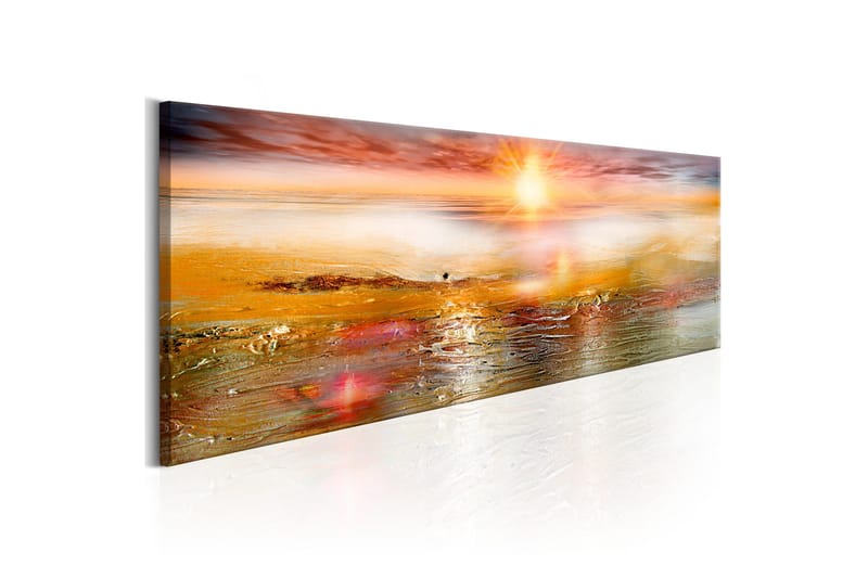 Bilde Orange Sea 135x45 - Artgeist sp. z o. o. - Innredning - Bilder & kunst - Lerretsbilder