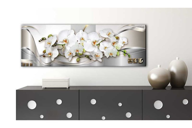 Bilde Orchids Ii 120x40 - Artgeist sp. z o. o. - Innredning - Bilder & kunst - Lerretsbilder