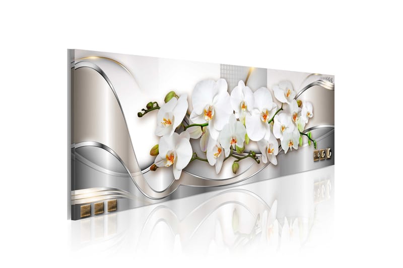 Bilde Orchids Ii 150x50 - Artgeist sp. z o. o. - Innredning - Bilder & kunst - Lerretsbilder