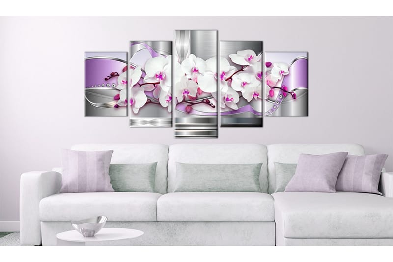 Bilde Orkidé Og Fantasi 100x50 - Artgeist sp. z o. o. - Innredning - Bilder & kunst - Lerretsbilder