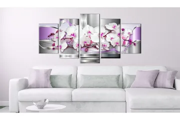 Bilde Orkidé Og Fantasi 100x50 - Artgeist sp. z o. o. - Innredning - Bilder & kunst - Lerretsbilder