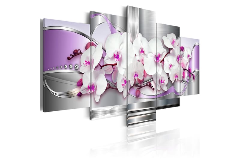 Bilde Orkidé Og Fantasi 100x50 - Artgeist sp. z o. o. - Innredning - Bilder & kunst - Lerretsbilder